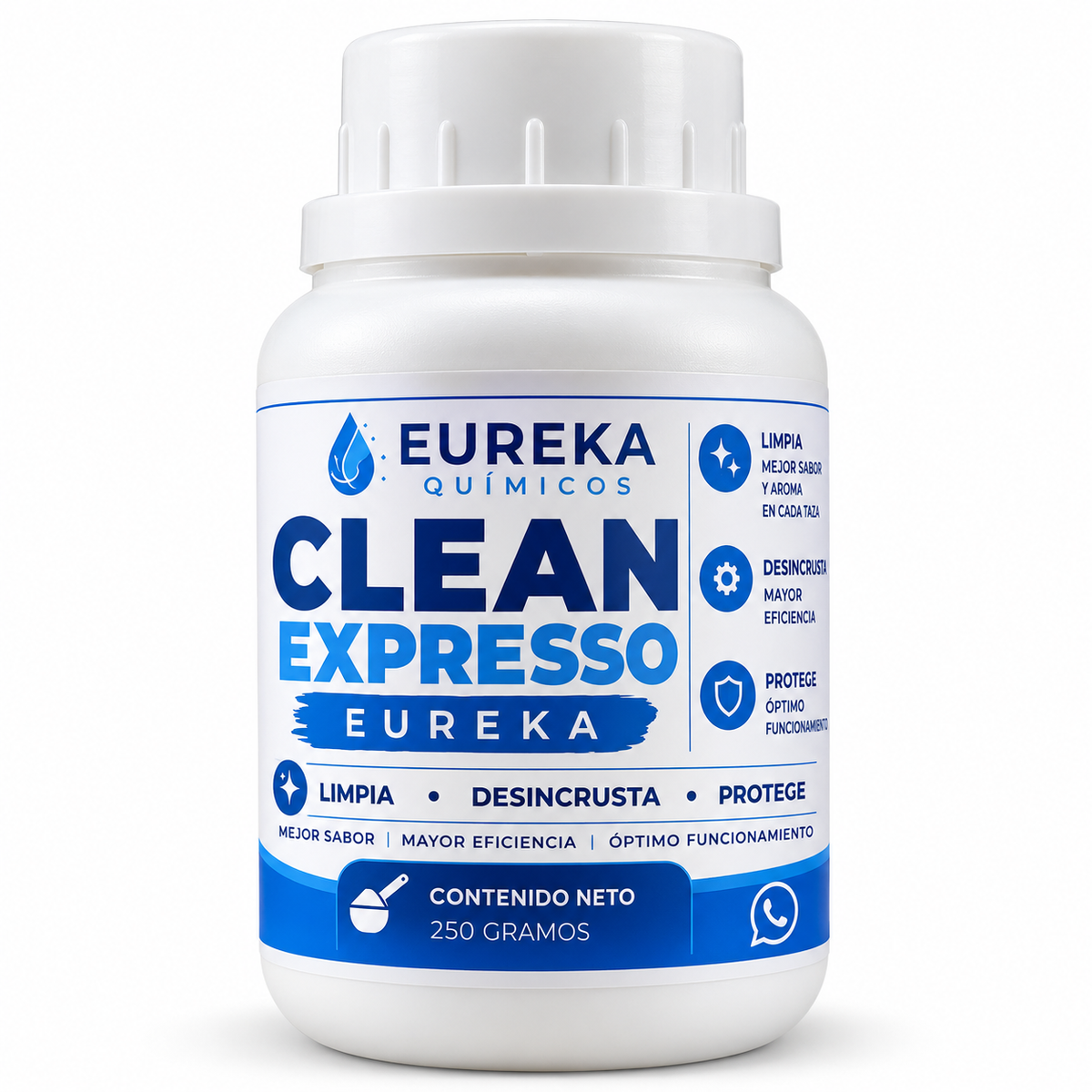 Descalcificador Clean Expresso Tipo Cafiza 250grs