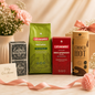 Kit Día de la Madre Catunambú con café molido natural, café descafeinado, té english breakfast Tea Quiero y chocolate caliente Fiorentini