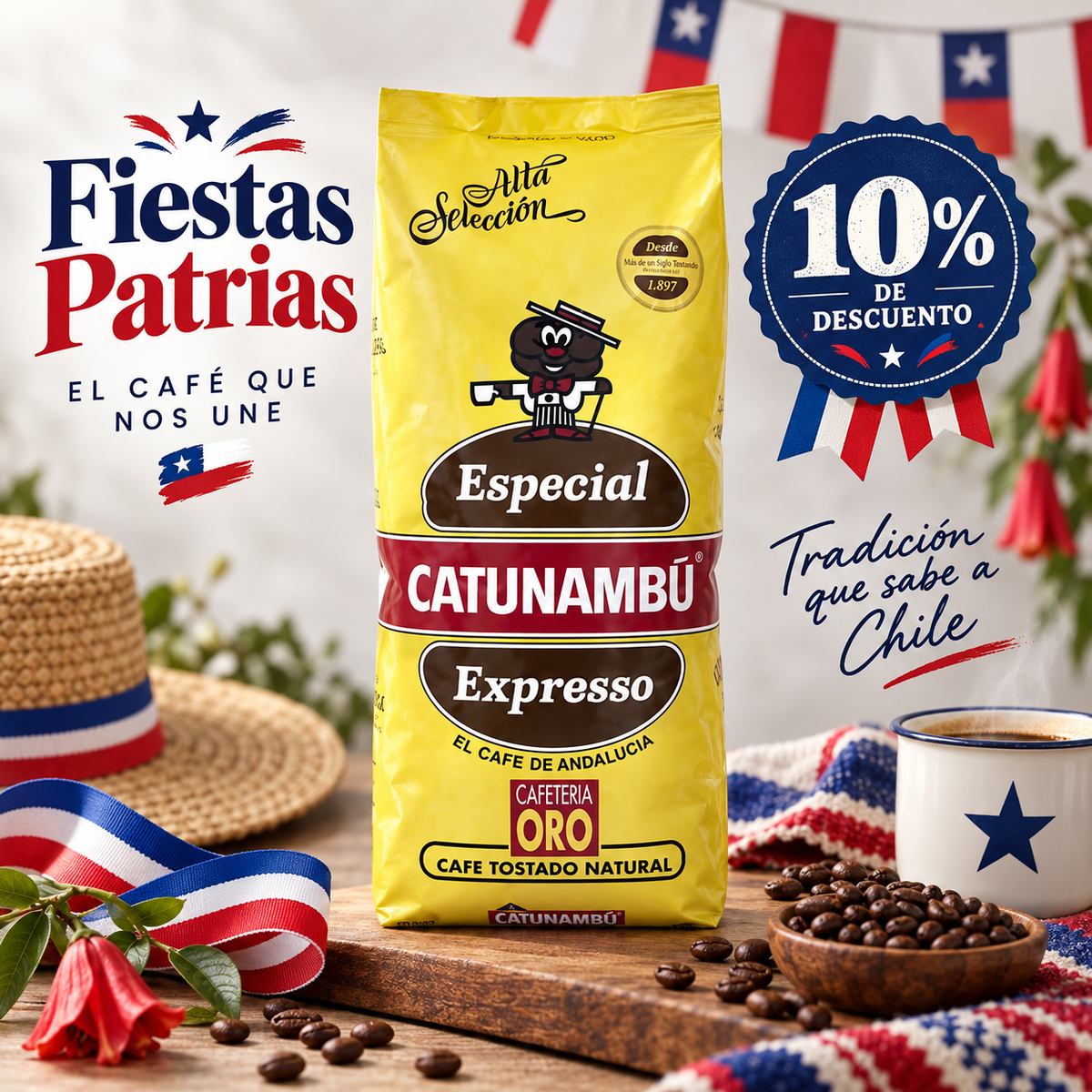 Café Grano Natural Especial Cafeterías Catunambú Oro 1kg